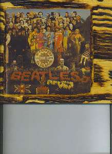 Beatles Wooden Plaque Sgt.PepperAlbum Cover REPRO  