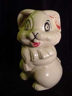 Vintage Cookie Jar Thumper type bunny 12 tall Shawnee  