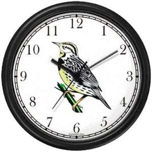  Western Meadowlark Bird Animal Wall Clock by WatchBuddy 