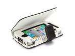 White Dot Flip PU Leather Card Holder Wallet Case Pouch Cover For 