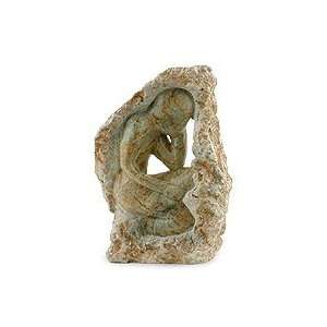  Soapstone statuette, Thinker in Stone