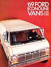 1969 Ford Econoline Van Sales Brochure Catalog   E 100 E 200 E 300
