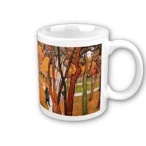  The Walk in Falling Leaves by Vincent Van Gogh Coffee Cup 