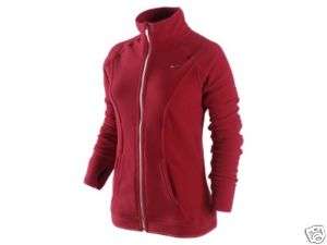 NIKE THERMA FIT WOVEN WOMEN JACKET RED/MATTE SILVER M  