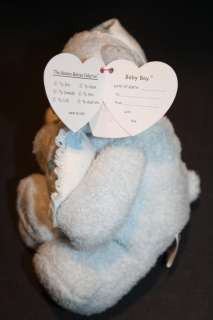 NEW Ty Plush BLUE Beanie BABY BOY Pillow CAP BEAR 6 MWMT Soft 
