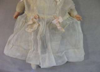   German Bisque Baby Doll 351/4 Antique Clothes Rare Brown Eyes  