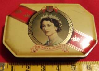 1953 H.M. Queen Elizabeth II Souvenir of Coronation Tin   Harry 