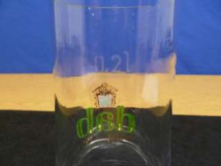 Vintage Tapered DAB Meister Pils German Beer Glass U42  