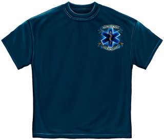 EMS EMT T Shirt Service Before Self Firemen Fire Fighter Volunteer 