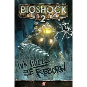  Bioshock 2   Gaming Poster (We Will Be Reborn) (Size 24 