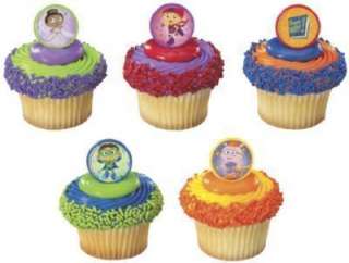 12 SUPER WHY Cupcake Rings Party Favors  