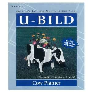    Cow Planter, Plan No. 825 (Woodworking Plan)