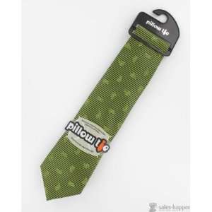    Green with Navy Litchford Design Pillow Tie 