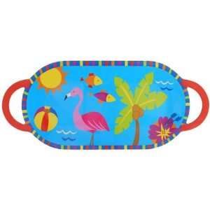 Sun and Surf Fun In Sun Pink Flamingo Serving Tray Westland Giftware