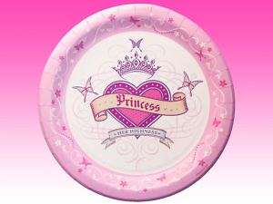 Royal Princess Birthday Party LARGE 9 Paper Plates  