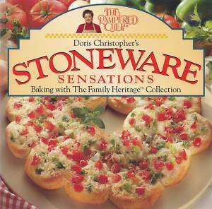 Stoneware Sensations Cookbook~The Pampered Chef~96pgs  