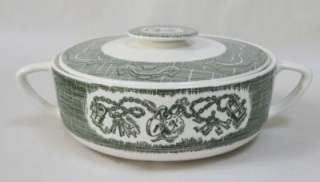 Royal China Old Curiosity Shop Covered Casserole Dish  