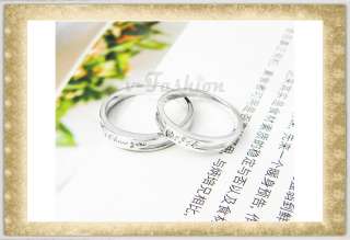 Sterling Silver Rings Free Personal Engraving Lover Rings 005 Swiss 