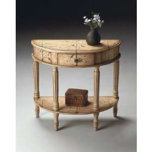   Winter Forest Demilune Console Table   0667130