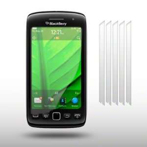  BLACKBERRY TORCH 9860 6 IN 1 PACK CRYSTAL CLEAR LCD SCREEN 