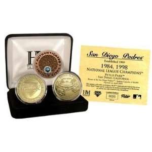  Highland Mint San Diego Padres 24Kt Gold And Infield Dirt 