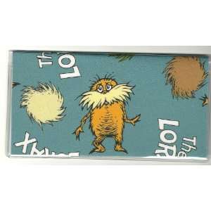  Checkbook Cover Dr Seuss the Lorax 