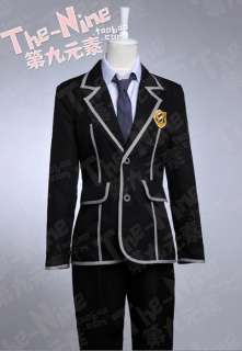 Guilty Crown SHU OUMA High School Uniform Cosplay Costume  