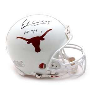 Earl Campbell Autographed Helmet  Details Texas Longhorns, with 
