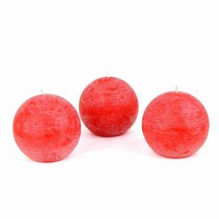 Scented Frozen Ball Candle (2pc/Box) Tibetan Red   Pumpkin Spice 