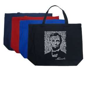   Abraham LincolnTote Bag   Created out of the Entire Gettysburg Address