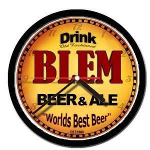  BLEM beer and ale cerveza wall clock 