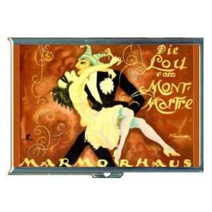  MONTMARTRE CARNIVAL VINTAGE AD ID Holder, Cigarette Case 