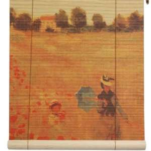  Poppies Bamboo Blinds  48