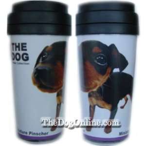  THE DOG Artlist Collection   Miniature Pinscher Travel Mug 