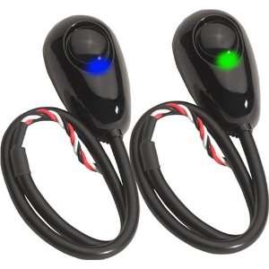  Pilot LED Micro Bug Push Button Switches   GREEN 