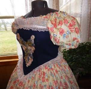Victorian Ball Gown Civil War Dress Southern Belle SASS Costume 