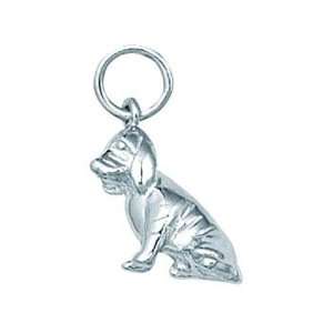  Sterling Silver BLOODHOUND DOG Charm Jewelry