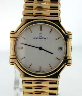 Jean Lassale Thalassa 18k Yellow Gold Mid Size watch.  