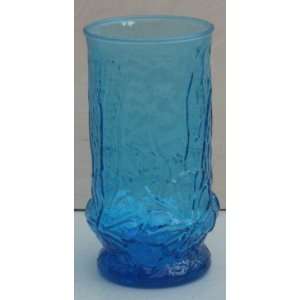  Blue Colored Drinking Glass with glass shaped flowers at 