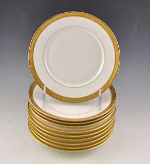 Beautiful French Limoges Ahrenfeldt Plates Gold Gilt  