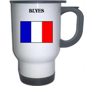 France   BLYES White Stainless Steel Mug Everything 