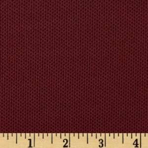  68 Wide Polyester Pique Knit Wine Fabric By The Yard 
