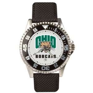  Ohio Bobcats Suntime Competitor Leather Mens NCAA Watch 