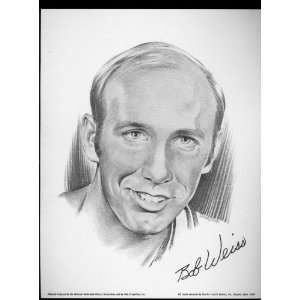  1974 Bob Weiss Chicago Bulls Lithograph