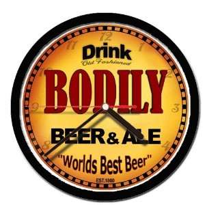  BODILY beer and ale cerveza wall clock 