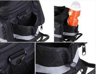 2012 Bike Bicycle Cycling Rear Seat Pannier Frame Pack Bag Shoulder 