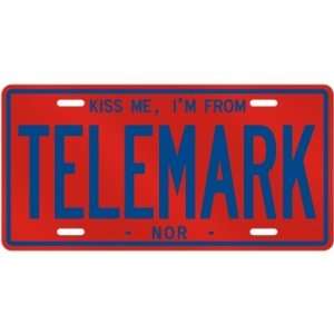  NEW  KISS ME , I AM FROM TELEMARK  NORWAY LICENSE PLATE 