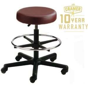  Rhino Hand Activated Mid Height Stool with Upholstered Seat 