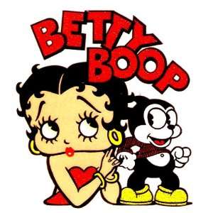  Betty Boop w Bimbo the Dog Iron On Transfer for T Shirt 
