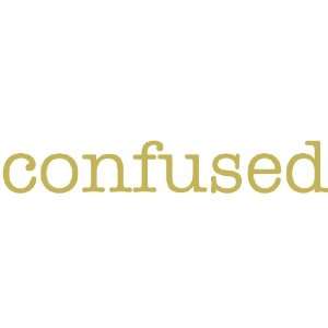  confused Giant Word Wall Sticker